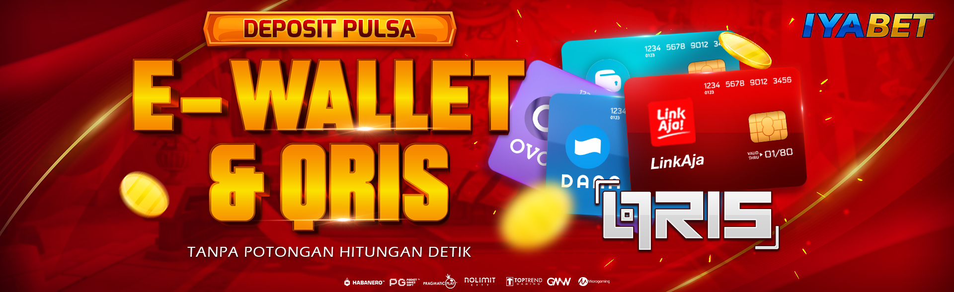 DEPOSIT PULSA E-WALLET & QRIS