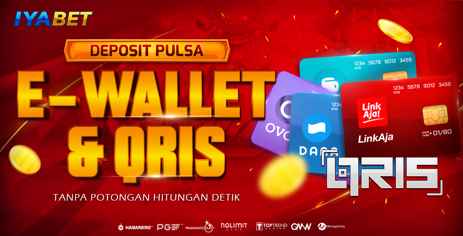 DEPOSIT PULSA E-WALLET & QRIS